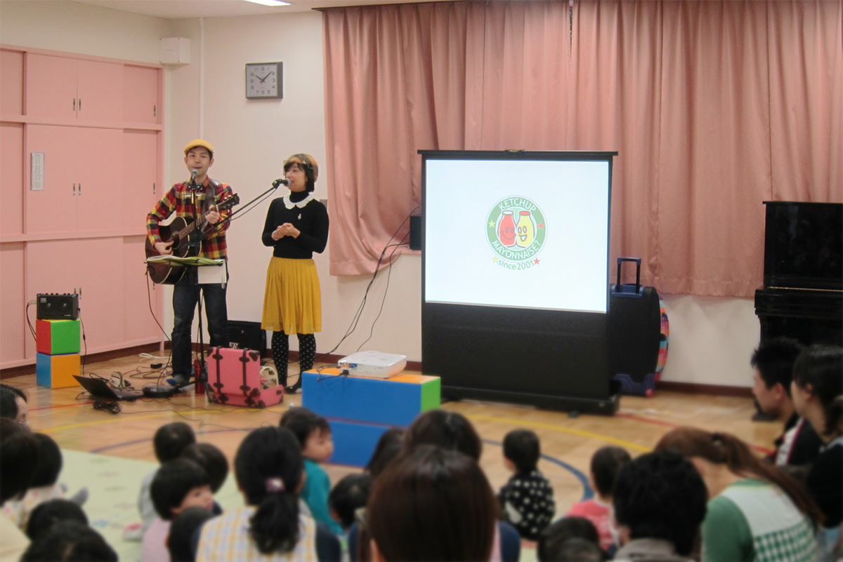 新年最初のコンサートは荒川区立ひぐらし保育園で☆父母会主催の「みんなのコンサート」