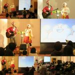 長野県岡谷市・ともそだちプラネットのクリスマスフェスタに出演しました☆きれいな諏訪湖を臨む2日間