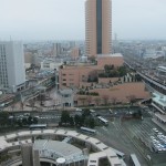 10_13階の控え室から浜松駅を眺める