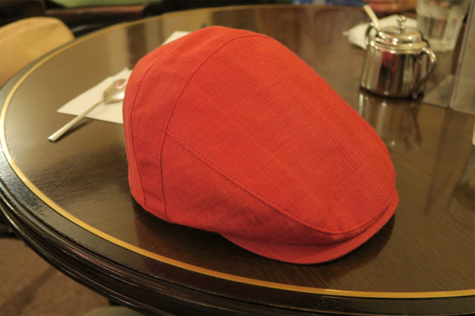 20_いい感じの赤いベレー帽を買いました